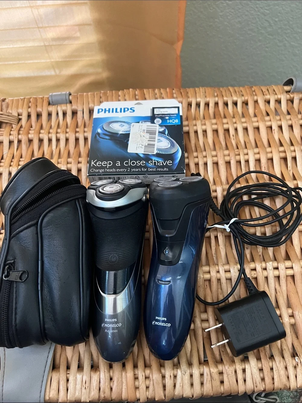 Pair of Phillips Norelco Electric Shaver. Pre-owned.